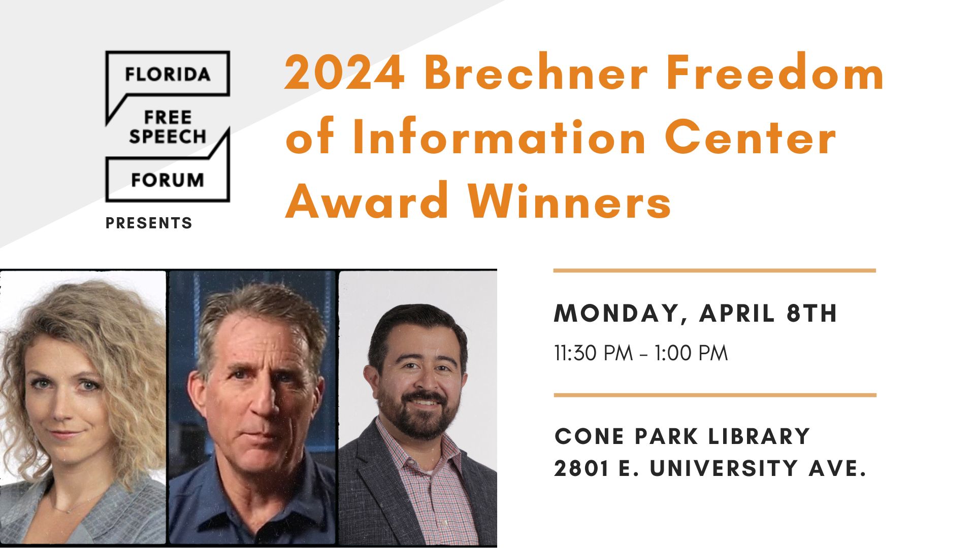 Brechner Freedom of Information Winners 2024